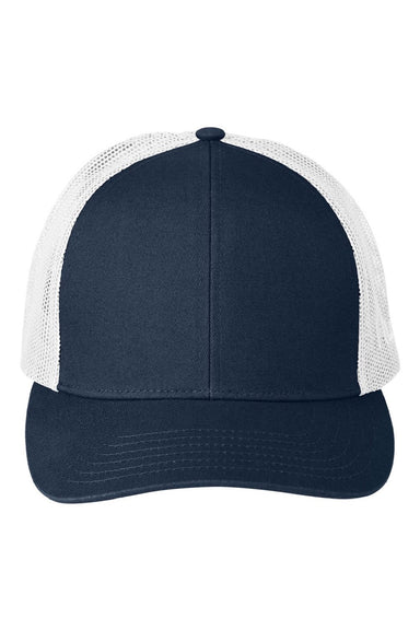 Huk Hats H3L0001 Mens LoPro Snapback Trucker Hat Navy Blue Flat Front