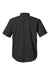 Huk H150171 Mens Tide Point Short Sleeve Button Down Shirt Black Flat Back