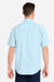 Huk H150171 Mens Tide Point Short Sleeve Button Down Shirt Crystal Blue Model Back