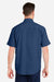 Huk H150171 Mens Tide Point Short Sleeve Button Down Shirt Naval Academy Blue Model Back