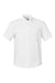 Huk H150171 Mens Tide Point Short Sleeve Button Down Shirt White Flat Front