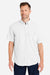 Huk H150171 Mens Tide Point Short Sleeve Button Down Shirt White Model Front