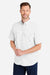 Huk H150171 Mens Tide Point Short Sleeve Button Down Shirt White Model Side