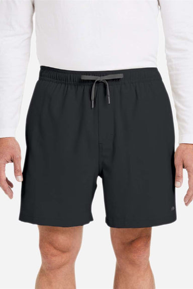 Huk H200184 Mens Pursuit Volley Shorts Black Model Front