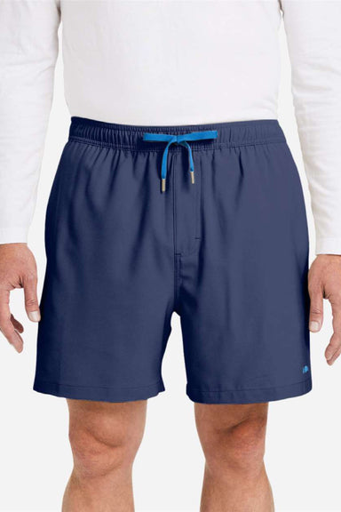 Huk H200184 Mens Pursuit Volley Shorts Sargasso Sea Blue Model Front