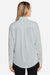 Huk H615006 Womens Tide Point Long Sleeve Button Down Shirt Shirt Harbor Mist Grey Model Back