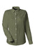 Huk H615006 Womens Tide Point Long Sleeve Button Down Shirt Shirt Moss Green Flat Front