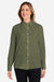 Huk H615006 Womens Tide Point Long Sleeve Button Down Shirt Shirt Moss Green Model Front
