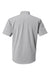 Huk H150154 Mens Kona Short Sleeve Button Down Shirt Harbor Mist Grey Flat Back