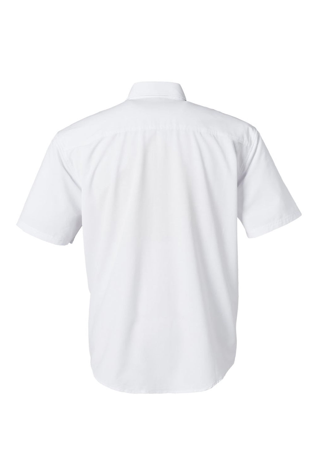 Huk H150154 Mens Kona Short Sleeve Button Down Shirt White Flat Back