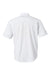 Huk H150154 Mens Kona Short Sleeve Button Down Shirt White Flat Back