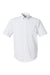 Huk H150154 Mens Kona Short Sleeve Button Down Shirt White Flat Front