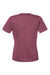 Team 365 TT15W Womens Zone Performance Mesh Short Sleeve V-Neck T-Shirt Dark Maroon Flat Back