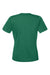 Team 365 TT15W Womens Zone Performance Mesh Short Sleeve V-Neck T-Shirt Forest Green Flat Back