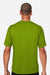 Team 365 TT15 Mens Zone Performance Mesh Short Sleeve Crewneck T-Shirt Acid Green Model Back