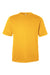 Team 365 TT15 Mens Zone Performance Mesh Short Sleeve Crewneck T-Shirt Athletic Gold Flat Front
