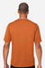 Team 365 TT15 Mens Zone Performance Mesh Short Sleeve Crewneck T-Shirt Burnt Orange Model Back
