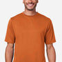 Team 365 Mens Zone Performance Mesh Moisture Wicking Short Sleeve Crewneck T-Shirt - Burnt Orange - Coming Soon