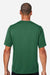 Team 365 TT15 Mens Zone Performance Mesh Short Sleeve Crewneck T-Shirt Dark Green Model Back