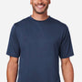 Team 365 Mens Zone Performance Mesh Moisture Wicking Short Sleeve Crewneck T-Shirt - Dark Navy Blue - Coming Soon