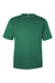Team 365 TT15 Mens Zone Performance Mesh Short Sleeve Crewneck T-Shirt Forest Green Flat Front