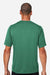 Team 365 TT15 Mens Zone Performance Mesh Short Sleeve Crewneck T-Shirt Forest Green Model Back