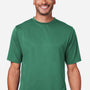 Team 365 Mens Zone Performance Mesh Moisture Wicking Short Sleeve Crewneck T-Shirt - Forest Green - Coming Soon