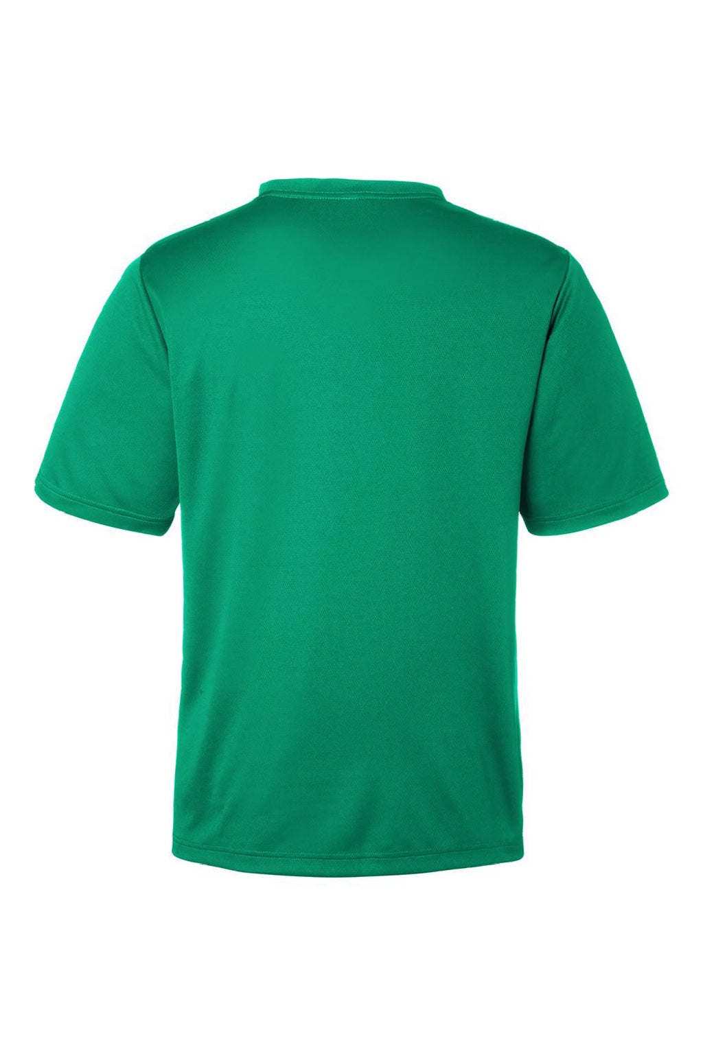 Team 365 TT15 Mens Zone Performance Mesh Short Sleeve Crewneck T-Shirt Kelly Green Flat Back