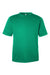Team 365 TT15 Mens Zone Performance Mesh Short Sleeve Crewneck T-Shirt Kelly Green Flat Front