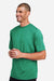 Team 365 TT15 Mens Zone Performance Mesh Short Sleeve Crewneck T-Shirt Kelly Green Model Side