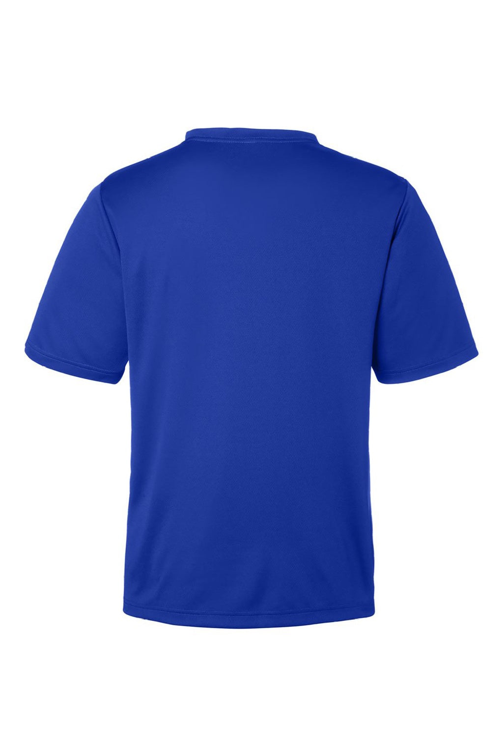 Team 365 TT15 Mens Zone Performance Mesh Short Sleeve Crewneck T-Shirt Royal Blue Flat Back