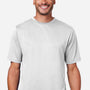 Team 365 Mens Zone Performance Mesh Moisture Wicking Short Sleeve Crewneck T-Shirt - Silver Grey - Coming Soon
