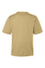 Team 365 TT15 Mens Zone Performance Mesh Short Sleeve Crewneck T-Shirt Vegas Gold Flat Back