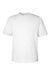 Team 365 TT15 Mens Zone Performance Mesh Short Sleeve Crewneck T-Shirt White Flat Front