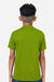 Team 365 TT15Y Youth Zone Performance Mesh Short Sleeve Crewneck T-Shirt Acid Green Model Back