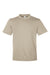 Team 365 TT15Y Youth Zone Performance Mesh Short Sleeve Crewneck T-Shirt Desert Khaki Brown Flat Front