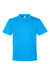 Team 365 TT15Y Youth Zone Performance Mesh Short Sleeve Crewneck T-Shirt Electric Blue Flat Front