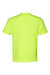 Team 365 TT15Y Youth Zone Performance Mesh Moisture Wicking Short Sleeve Crewneck T-Shirt Safety Yellow Flat Back