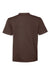 Team 365 TT15Y Youth Zone Performance Mesh Short Sleeve Crewneck T-Shirt Dark Brown Flat Back