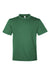 Team 365 TT15Y Youth Zone Performance Mesh Short Sleeve Crewneck T-Shirt Dark Green Flat Front