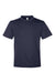 Team 365 TT15Y Youth Zone Performance Mesh Short Sleeve Crewneck T-Shirt Dark Navy Blue Flat Front