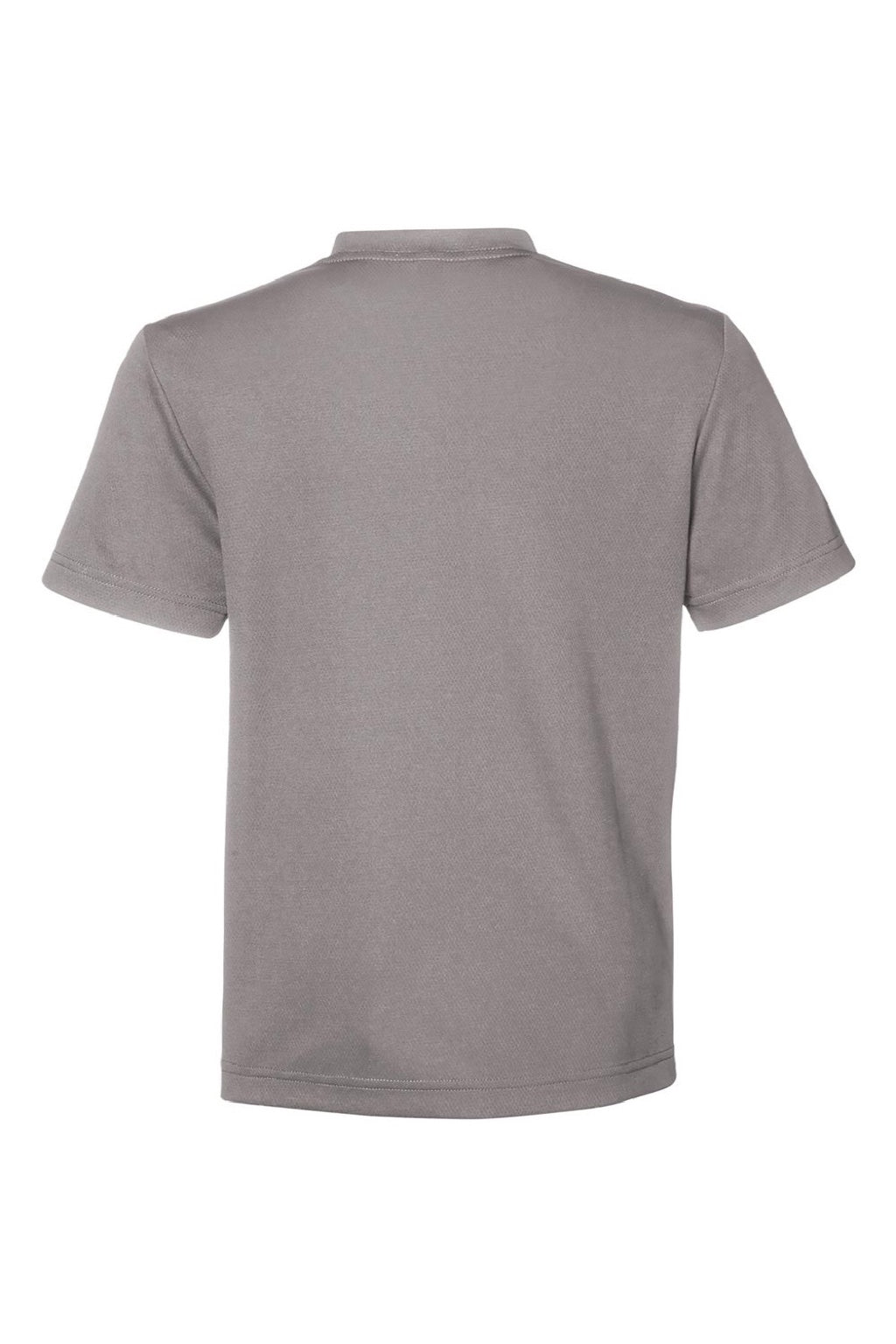 Team 365 TT15Y Youth Zone Performance Mesh Short Sleeve Crewneck T-Shirt Graphite Grey Flat Back