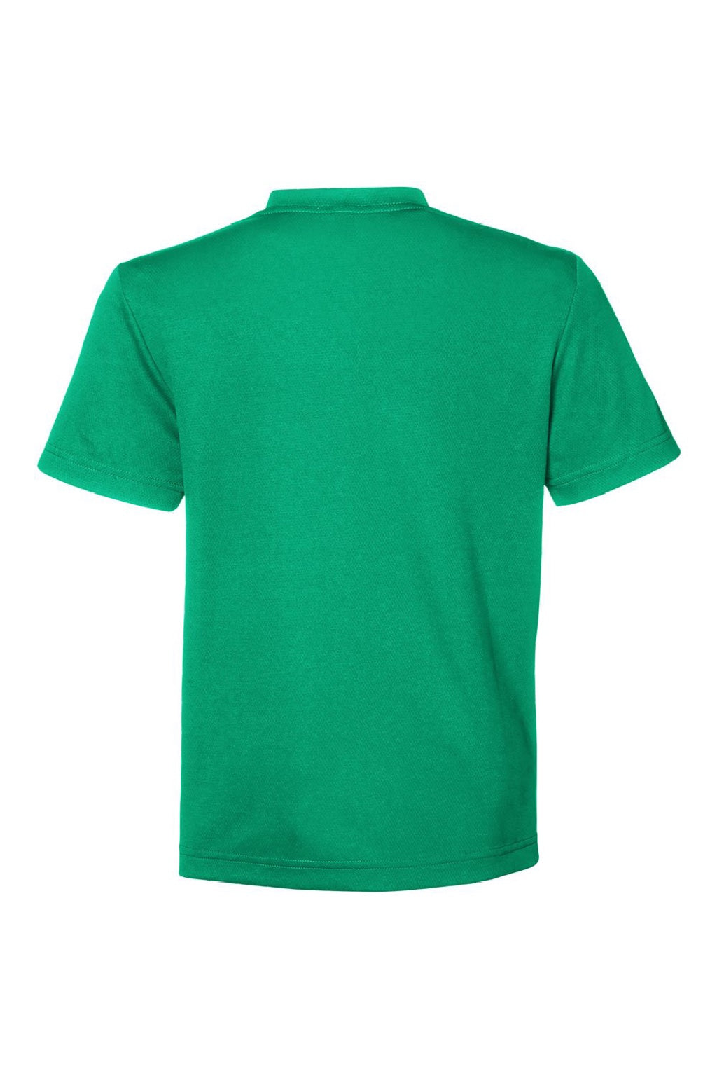 Team 365 TT15Y Youth Zone Performance Mesh Short Sleeve Crewneck T-Shirt Kelly Green Flat Back