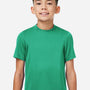 Team 365 Youth Zone Performance Mesh Moisture Wicking Short Sleeve Crewneck T-Shirt - Kelly Green - New