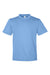 Team 365 TT15Y Youth Zone Performance Mesh Short Sleeve Crewneck T-Shirt Light Blue Flat Front