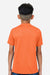 Team 365 TT15Y Youth Zone Performance Mesh Short Sleeve Crewneck T-Shirt Orange Model Back