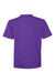 Team 365 TT15Y Youth Zone Performance Mesh Short Sleeve Crewneck T-Shirt Purple Flat Back