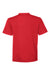 Team 365 TT15Y Youth Zone Performance Mesh Short Sleeve Crewneck T-Shirt Red Flat Back