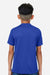Team 365 TT15Y Youth Zone Performance Mesh Short Sleeve Crewneck T-Shirt Royal Blue Model Back