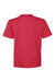 Team 365 TT15Y Youth Zone Performance Mesh Short Sleeve Crewneck T-Shirt Scarlet Red Flat Back